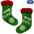 Kittybelles Holiday Good/Bad Kitty Stocking