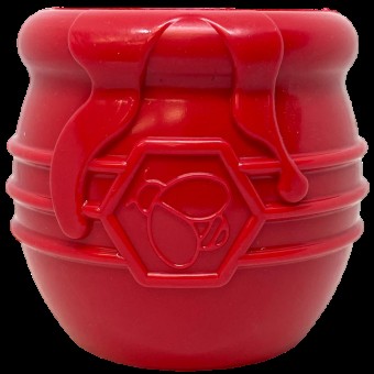 Sodapup Holiday Pup-X-Rubber Honey Pot Large Rood