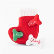 Zippy Paws Holiday Burrow Naughty or Nice Stocking