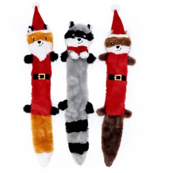 Zippy Paws Holiday Skinny Peltz 3-pack Large