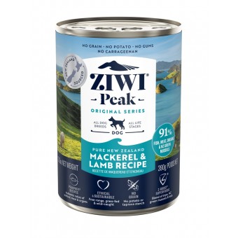 ZiwiPeak Hond Blikvoer makreel & lam